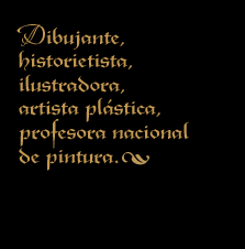 Dibujante, historietista, artista plástica